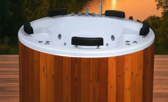 خرید وان جکوزی چوبی